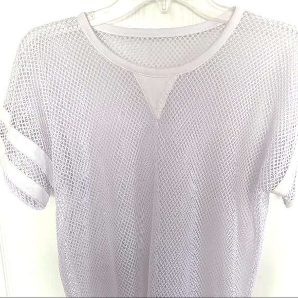Nasty Gal For First Base X White Mesh Top - Picture 7 of 8